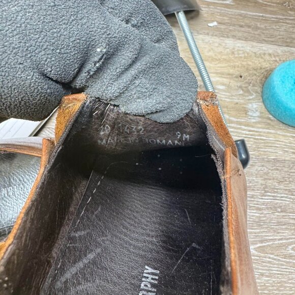 Johnston & Murphy Brown Leather Slip on Loafers Men's Size 9 - Picture 5 of 7